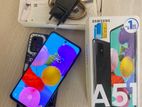 Samsung Galaxy A51 6-128 full boxed (Used)