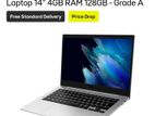Samsung Galaxy book go 45 LTE Laptop 14"- 4 GB RAM - 128GM ROM GRADE -A