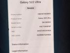 Samsung Galaxy S22 Ultra . (Used)