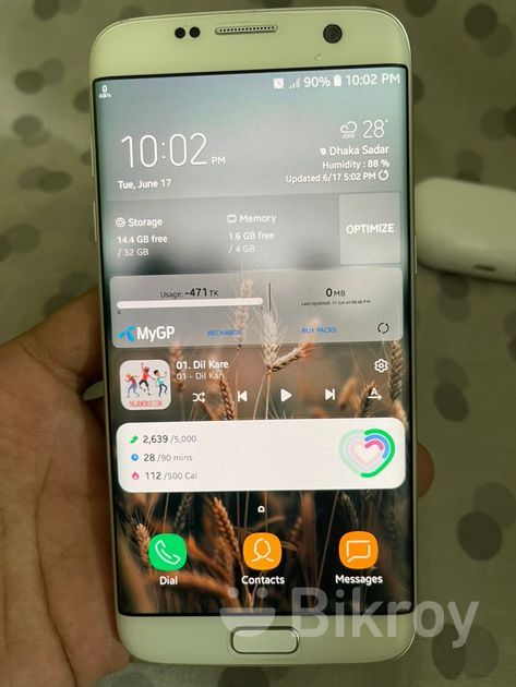 মিরপুর এ Samsung Galaxy S7 Edge 4/64gb (Used) বিক্রি