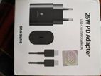 Samsung original 25w charger with type c to cable
