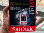 Sandisk extreme pro 64 Gb 200 MBS v30