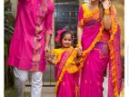 Saree + Panjabi Combo