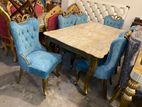 Sari Koroi Wood 6 Chair Dining Table Set