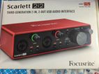 Scarkett 2i2, Sound Card সাউন্ড কার্ড (স্কার্লেট ২ আই ২)