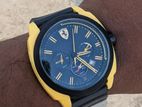 Scuderrier FERRARI Watch Beautiful Yellow Silicone Case