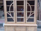সেগুন কাঠ 5*6 ফুট শোকেস