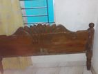 সেগুন কাঠ এর ৪ ফিট/৭ ফিট ডাবল বেড খাট বিক্রি করব
