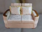 সেগুন কাঠের 6 হাতা সোফা ভাংতি 2 সিট
