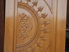 সেগুন কাঠের দরজা ডিজাইন।