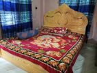 সেগুন কাঠের খাট ৬/৭ ফিট for sell
