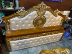 সেগুন কাঠের তৌরি কিং বেড