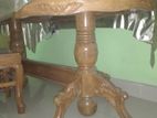 Segun Wood dining Table and chairs