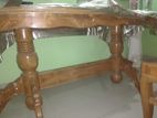 Segun Wood dining Table and chairs