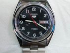 Seiko 5 Automatic 17 Jewels Black Dial Japan