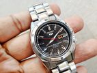 SEIKO 5 Automatic Big Dial Black Carbon Rare