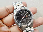 SEIKO 5 Automatic Big Dial Black Carbon Rare