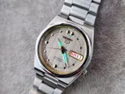 SEIKO 5 Automatic Grey Engraved Dial Original JAPAN
