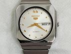 Seiko 5 Automatic Men's Watch Back Day Date Mechanical