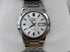 Seiko 5 Automatic Men's Watch – Silver Dial, Stainless Steel (21 jewels)