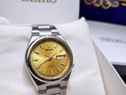 SEIKO 5 Automatic Original Champagne Glowing dial