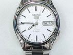 Seiko 5 Automatic Watch 21 Jewels Mens Made Japan