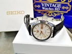 SEIKO 5 Automatic White Dial with Butterfly strap modded