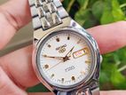 SEIKO 5 Glowing White Automatic Original JAPAN