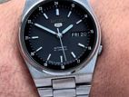 Seiko 5 Railway Black Dial Automatic Watch Made Japan