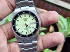 Seiko 5 Railway Time 7S26-3160 Luminous Dial Automatic Day/Date Vintage