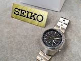 SEIKO HELMET 1976 Chronograph Automatic Most Rare JAPAN