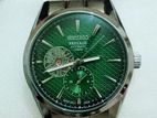Seiko Presage Automatic green dail watch