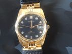 Sekonda Diamond - 24 carat gold plated analogue men's wrist watch