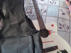 Semi Acoustic Guitar Signature Gogos White Colour