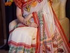 Semi Mosline Silk Saree with Blouse Pieces