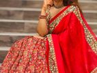 Semi Mosline Silk Saree with Blouse Pieces