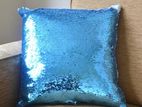 sequins fur cushion covers