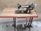 Sewing machine with motor