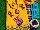 শারদীয় দুর্গাপূজা স্পেশাল শাড়ি প্যাকেজ কম্বো ।