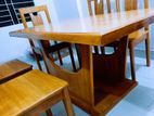 Shagun wood dining table set