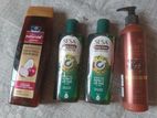 Shampoo, Hair oil, Body lotion