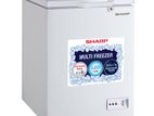 Sharp Chest Freezer (SCFK190HWH2/3/SL3) 190 Ltr