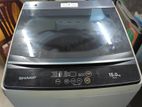 Sharp top loading auto washing machine 15 kg.
