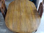 Shegun Wood 4 Chair Dinning Table for Sale