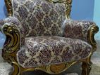 Shegun Wood Victoria Sofa Set