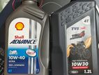 Shell Advance 10w-40, Synthetic Oil