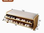 Shoe Rack Cabinet Bench with Foam Cushion