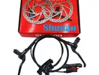 Shunan Integrated Set Hydraulic Disc Brake Bicycle 2pcs ROTOR Free