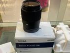 Signa 30mm F1.8 Full fresh lens