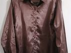 Silky Chocolate Color Ladies shirt (LX)